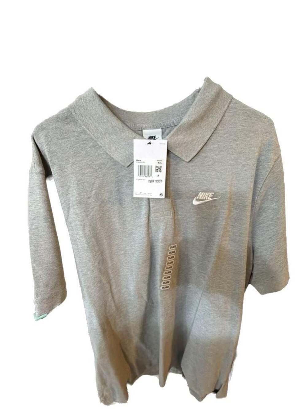 Nike Sportswear Polo Shirt Men's XXL Grey CJ4456-063